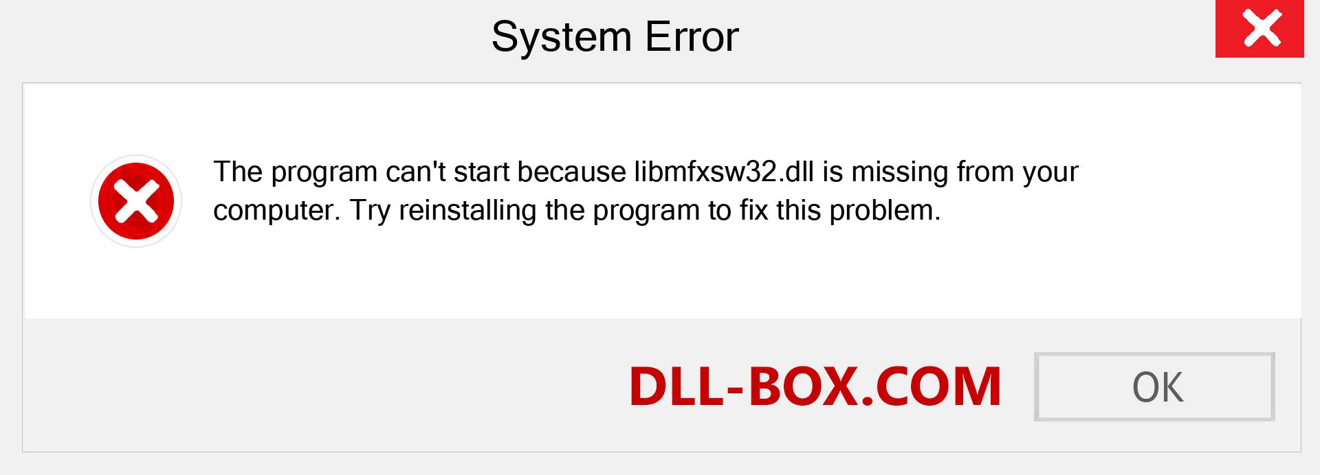  libmfxsw32.dll file is missing?. Download for Windows 7, 8, 10 - Fix  libmfxsw32 dll Missing Error on Windows, photos, images
